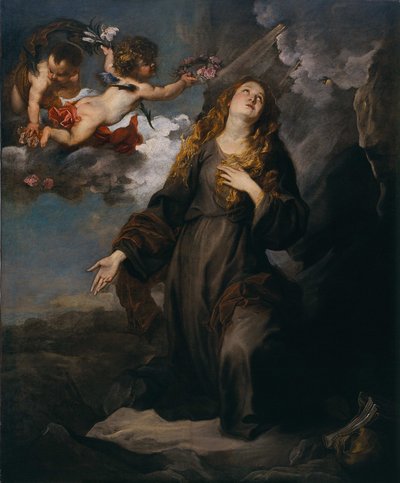 Santa Rosalia in gloria da Anthony van Dyck